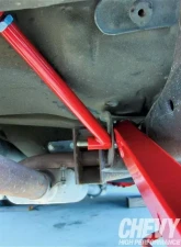 BMR Suspension Control Arm Reinforcement Braces Red Buick Grand Sport | Chevrolet El Camino | Oldsmobile 442 | Pontiac GTO 1964-1967                                     - RB001R - Image 3