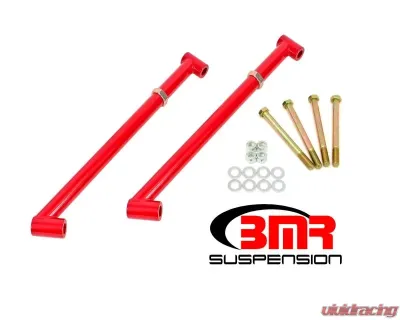 BMR Suspension Control Arm Reinforcement Braces Red Buick Skylark | Chevrolet Chevelle | Oldsmobile Cutlass | Pontiac GTO 68-72 - RB002R