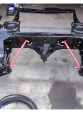 BMR Suspension Control Arm Reinforcement Braces Red Buick Skylark | Chevrolet Chevelle | Oldsmobile Cutlass | Pontiac GTO 68-72                                     - RB002R - Image 2