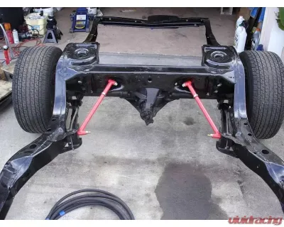 BMR Suspension Control Arm Reinforcement Braces Red Buick Skylark | Chevrolet Chevelle | Oldsmobile Cutlass | Pontiac GTO 68-72 - RB002R
