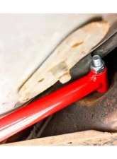 BMR Suspension Control Arm Reinforcement Braces Red Buick Grand National | Chevrolet Monte Carlo | Oldsmobile Cutlass | Pontiac Grand Prix 1978-1987                                     - RB003R - Image 2