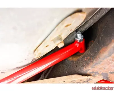 BMR Suspension Control Arm Reinforcement Braces Red Buick Grand National | Chevrolet Monte Carlo | Oldsmobile Cutlass | Pontiac Grand Prix 1978-1987 - RB003R