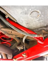 BMR Suspension Control Arm Reinforcement Braces Red Buick Grand National | Chevrolet Monte Carlo | Oldsmobile Cutlass | Pontiac Grand Prix 1978-1987                                     - RB003R - Image 5