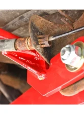 BMR Suspension Control Arm Reinforcement Braces Red Buick Grand National | Chevrolet Monte Carlo | Oldsmobile Cutlass | Pontiac Grand Prix 1978-1987                                     - RB003R - Image 6