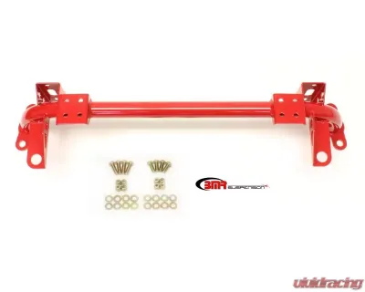 BMR Suspension Radiator Support With Sway Bar Mount Red Ford Mustang 2005-2014 - RS003R