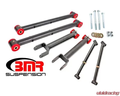 BMR Suspension Polyurethane Rear Suspension Kit Non-adjustable Black Buick Grand Sport | Chevrolet Monte Carlo | Oldsmobile 442 | Pontiac GTO 1964-1967 - RSK007H