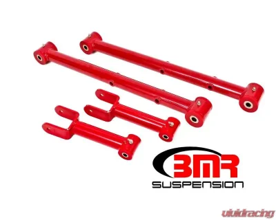 BMR Suspension Polyurethane Rear Suspension Kit Non-adjustable Red Buick Skylark | Chevrolet Malibu | Oldsmobile Cutlass | Pontiac GTO 1968-1972 - RSK011R