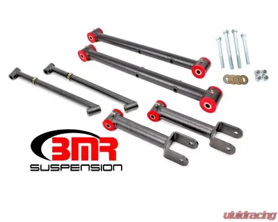 BMR Suspension Polyurethane Rear Suspension Kit Non Adjustable Black Buick Skylark | Chevrolet Malibu | Oldsmobile 442 | Pontiac GTO 1968-1972 - RSK017H