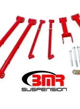 BMR Suspension Polyurethane Rear Suspension Kit Non Adjustable Red Buick Skylark | Chevrolet Malibu | Oldsmobile 442 | Pontiac GTO 1968-1972                                     - RSK017R - Image 2