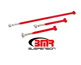 BMR Suspension Rear Suspension Kit On-Car Adjustable Poly/Rod End Red Chevrolet Camaro | Pontiac Firebird 1982-2002
