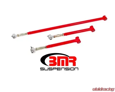 BMR Suspension Rear Suspension Kit On-Car Adjustable Poly/Rod End Red Chevrolet Camaro | Pontiac Firebird 1982-2002 - RSK036R