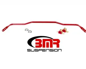 BMR Suspension 3-Hole Adjustable Sway Bar Kit (Red) - Rear | Hollow | 25mm Ford Mustang 2015-2022