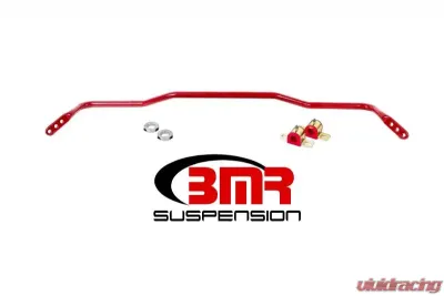 BMR Suspension 3-Hole Adjustable Sway Bar Kit (Red) - Rear | Hollow | 25mm Ford Mustang 2015-2022 - SB045R