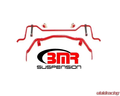 BMR Suspension Sway Bar Package Red SB022, SB023 Ford Mustang 2005-2010 - SBP010R