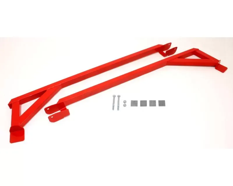 BMR Suspension Subframe Connectors Inside Frame Exhaust  Weld-on Boxed Red Chevrolet Camaro | Pontiac Firebird 1982-1992 - SFC008R