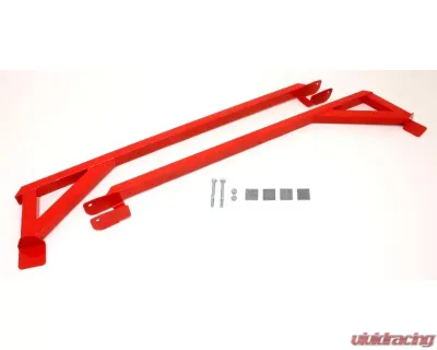 BMR Suspension Subframe Connectors Inside Frame Exhaust  Weld-on Boxed Red Chevrolet Camaro | Pontiac Firebird 1982-1992 - SFC008R