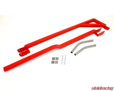 BMR Suspension Subframe Connectors Outside Frame Exhaust Weld-on Boxed Red Chevrolet Camaro | Pontiac Firebird 1982-1992 - SFC009R