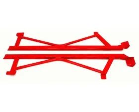 BMR Suspension Subframe Connectors Weld-on Boxed Red Ford Mustang 2005-2014