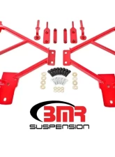 BMR Suspension Subframe Connectors Bolt-on Red Chevrolet Camaro 2010-2015                                     - SFC015R - Image 2