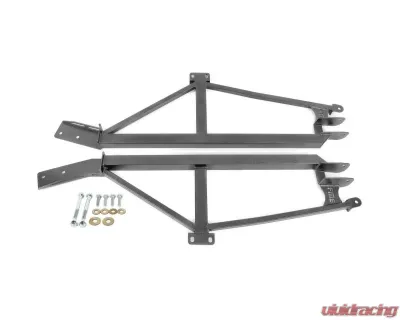 BMR Suspension Subframe Connector 4-point  Weld-in Non-convertible Only Black Chevrolet Camaro | Pontiac Firebird 1993-2002 - SFC020H