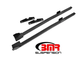 BMR Suspension Subframe Connectors Premium Weld-on Boxed Hardtop Only Black Ford Mustang 1994-2004