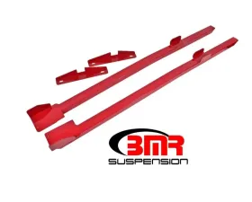 BMR Suspension Subframe Connectors Premium Weld-on Boxed Hardtop Only Red Ford Mustang 1994-2004