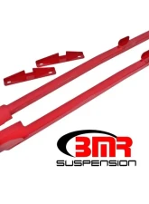 BMR Suspension Subframe Connectors Premium Weld-on Boxed Hardtop Only Red Ford Mustang 1994-2004                                     - SFC025R - Image 6