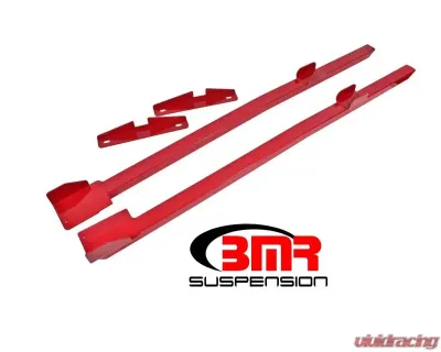 BMR Suspension Subframe Connectors Premium Weld-on Boxed Hardtop Only Red Ford Mustang 1994-2004 - SFC025R