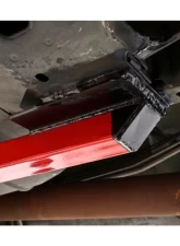 BMR Suspension Subframe Connectors Premium Weld-on Boxed Hardtop Only Red Ford Mustang 1994-2004                                     - SFC025R - Image 5