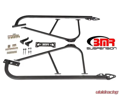BMR Suspension Subframe Connectors Bolt-on Black Dodge Challenger 2008-2019 - SFC110H