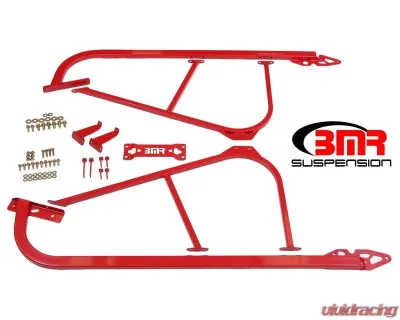 BMR Suspension Subframe Connectors Bolt-on Red Dodge Challenger 2008-2019 - SFC110R