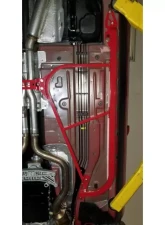 BMR Suspension Subframe Connectors Bolt-on Red Dodge Challenger 2008-2019                                     - SFC110R - Image 3