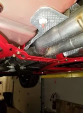 BMR Suspension Subframe Connectors Bolt-on Red Dodge Challenger 2008-2019                                     - SFC110R - Image 4