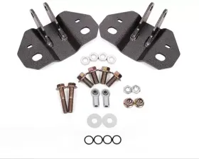 BMR Suspension Black Hammertone Steel Rear Shock Mount Ford Mustang 2015-2022