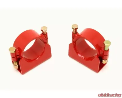 BMR Suspension Sway Bar Mount Kit W/ Bolt-on Bracket 3" Axles Red Chevrolet Camaro | Pontiac Firebird 1982-2002 - SMK007R