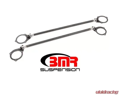 BMR Suspension Strut Tower Brace Package Black Buick Regal | Chevrolet Monte Carlo | Oldsmobile Intrigue | Pontiac Grand Prix 96-03 - STP001H