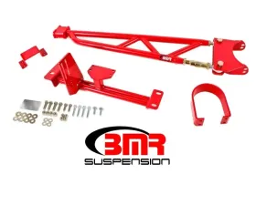 BMR Suspension Torque Arm Tunnel Mount Stock Exhaust W/DSL Red Chevrolet Camaro | Pontiac Firebird 1993-2002