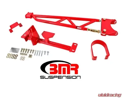BMR Suspension Torque Arm Tunnel Mount Stock Exhaust W/DSL Red Chevrolet Camaro | Pontiac Firebird 1993-2002 - TA011R