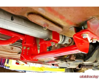 BMR Suspension Torque Arm Tunnel Mount Stock Exhaust W/DSL Red Chevrolet Camaro | Pontiac Firebird 1993-2002 - TA011R