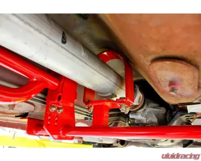 BMR Suspension Torque Arm Tunnel Mount Stock Exhaust W/DSL Red Chevrolet Camaro | Pontiac Firebird 1993-2002 - TA011R