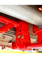 BMR Suspension Torque Arm Tunnel Mount Stock Exhaust W/DSL Red Chevrolet Camaro | Pontiac Firebird 1993-2002                                     - TA011R - Image 6