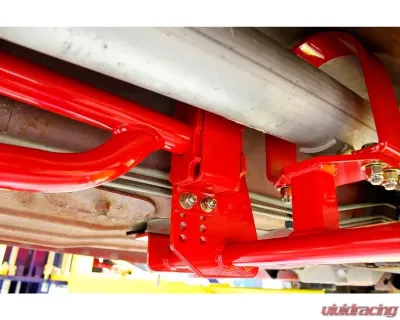 BMR Suspension Torque Arm Tunnel Mount Stock Exhaust W/DSL Red Chevrolet Camaro | Pontiac Firebird 1993-2002 - TA011R