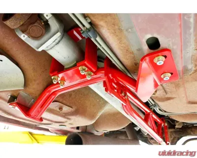 BMR Suspension Torque Arm Tunnel Mount LT Headers W/DSL Red Chevrolet Camaro | Pontiac Firebird 1993-2002 - TA012R