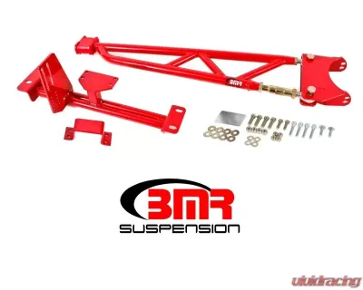 BMR Suspension Torque Arm Tunnel Mount Stock Exhaust W/o DSL Red Chevrolet Camaro | Pontiac Firebird 1993-2002 - TA013R