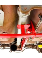 BMR Suspension Torque Arm Tunnel Mount Stock Exhaust W/o DSL Red Chevrolet Camaro | Pontiac Firebird 1993-2002                                     - TA013R - Image 4