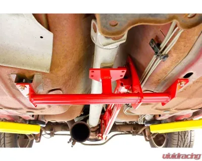 BMR Suspension Torque Arm Tunnel Mount Stock Exhaust W/o DSL Red Chevrolet Camaro | Pontiac Firebird 1993-2002 - TA013R