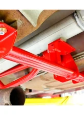 BMR Suspension Torque Arm Tunnel Mount Stock Exhaust W/o DSL Red Chevrolet Camaro | Pontiac Firebird 1993-2002                                     - TA013R - Image 5