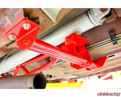 BMR Suspension Torque Arm Tunnel Mount Stock Exhaust W/o DSL Red Chevrolet Camaro | Pontiac Firebird 1993-2002 - TA013R