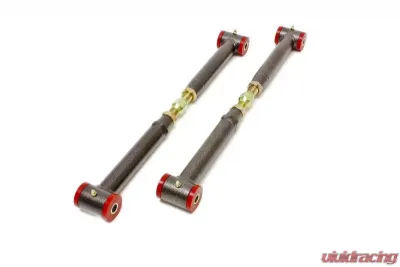 BMR Suspension Lower Control Arms Polyurethane Bushings DOM On-Car Adjustable Black Chevrolet Camaro | Pontiac Firebird 1982-2002 - TCA002H