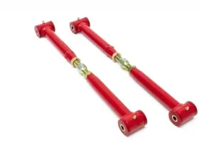 BMR Suspension Lower Control Arms Polyurethane Bushings DOM On-Car Adjustable Red Chevrolet Camaro | Pontiac Firebird 1982-2002
